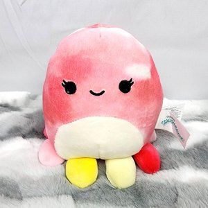 Kellytoy Squishmallows Pink Orzella The Octopus Stuffed Animal Plush Toy 5"